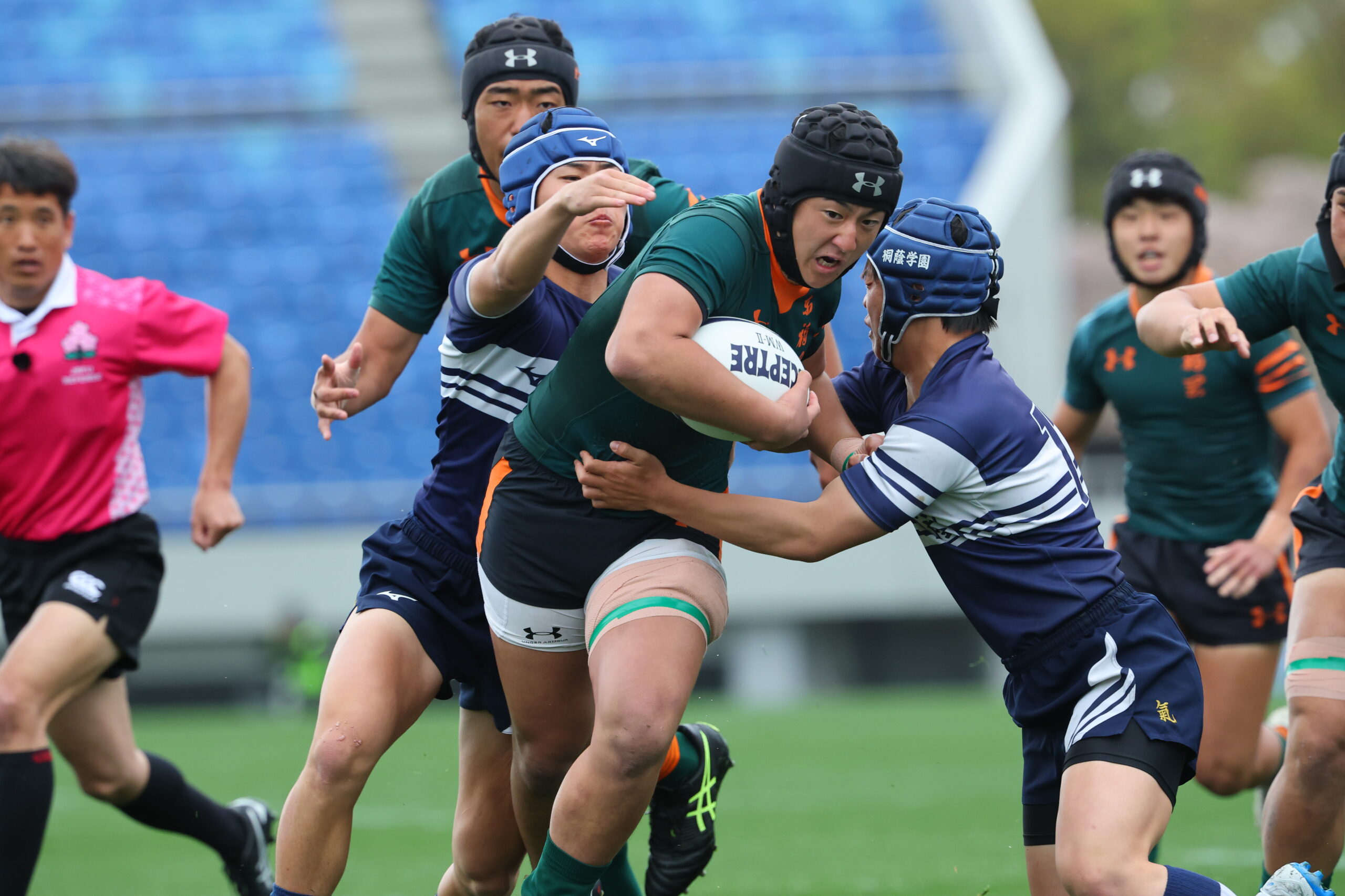 【センバツ】東福岡が桐蔭学園の2連覇を阻止！33-22で頂点に。敗者の桐蔭も、162cm金野が光った